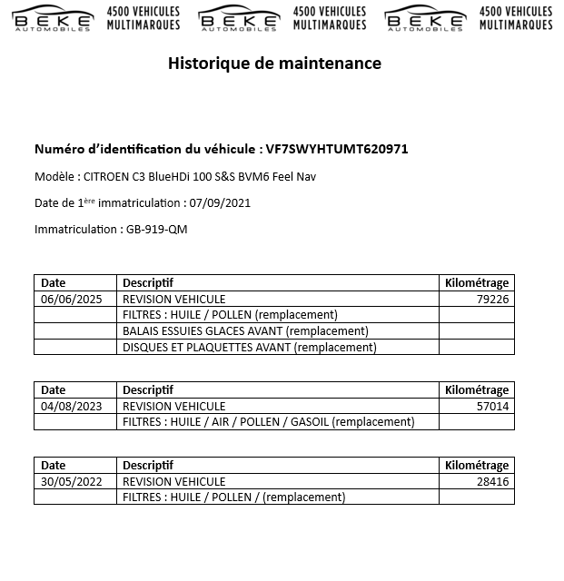 CITROEN C3 SOCIETE - BlueHDi 100 S&S BVM6 Feel Nav