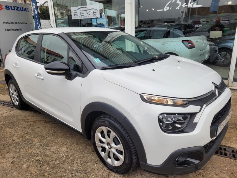CITROEN C3 SOCIETE 8741€ HT - 1.5 BLUEHDI 100CH S&S BVM6 FEEL NAV (2022)